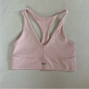 SET Active Blush Racerback Sports Bra